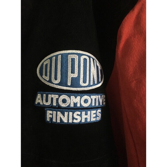NWT DUPONT NASCAR LOGO AUTHENTIC SUEDE JACKET BY JEFF HAMILTON SIZE XL - Picture 5 of 12